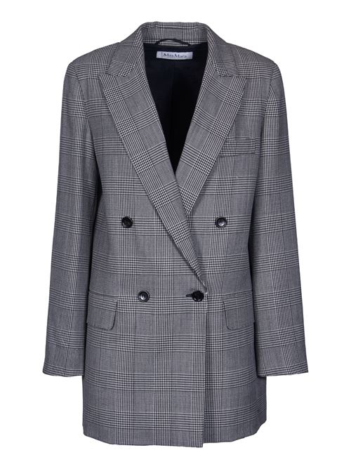 Double-breasted blazer in Prince of Wales wool MAX MARA | 2421046102600001